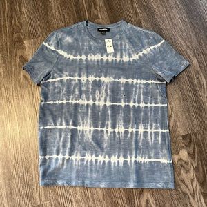 NEW Express Blue Tie-Dye T-Shirt (Med)
